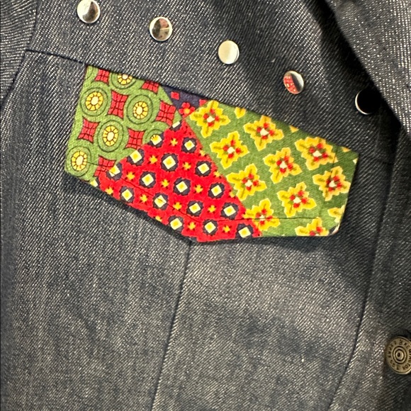 Patchwork Denim Shirt - Picture 14 of 16